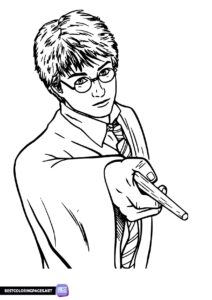 Harry Potter coloring page to print