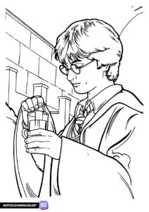 Harry Potter printable coloring page