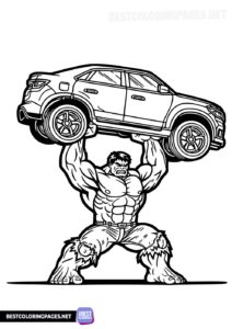 Hulk Free coloring pages
