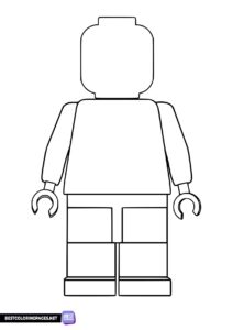 Lego City Man coloring pages