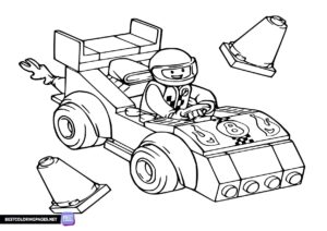 Lego City printable coloring page