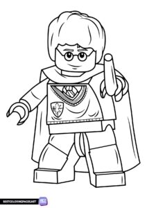 Lego Harry Potter Coloring Page