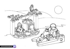 Lego city printable coloring pages