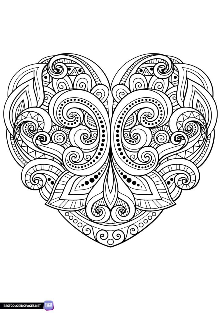 Mandala coloring pages colored