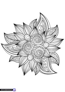 Mandala coloring pages for adults