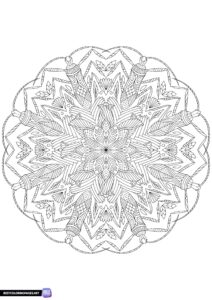 Mandala coloring pages for print