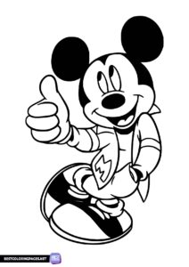 Mickey Mouse coloring book