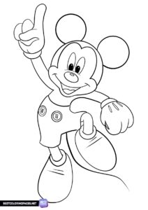 Mickey Mouse colouring