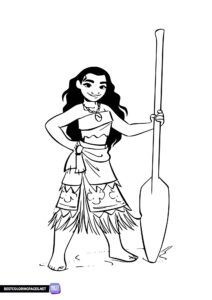 Moana printable coloring pages