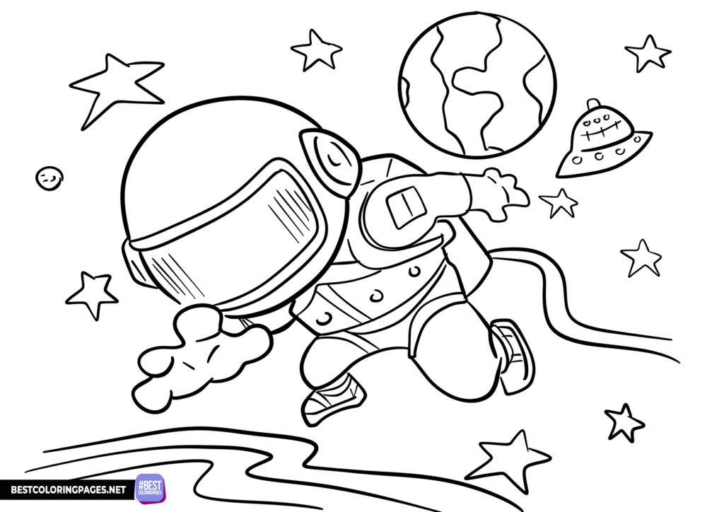 Outer Space coloring pages