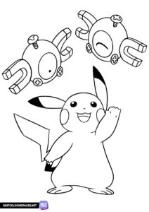Pikachu coloring pages to print for kids