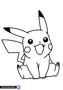 Pikachu to print. Pikachu colorng pages