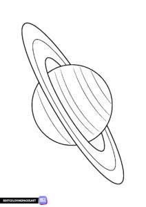 Saturn coloring pages