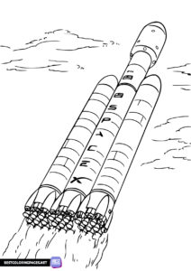 Space Ship Coloring Pages