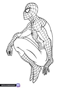 Spiderman coloring pages to print