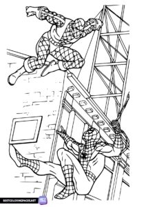 Spiderman coloring pic