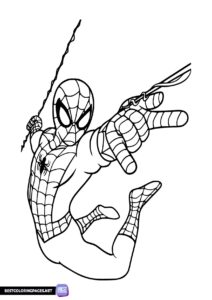Spiderman coloring sheets