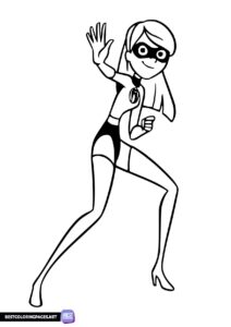 The Incredibles coloring sheets