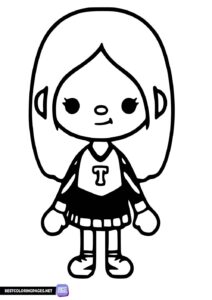 Toca Boca Coloring Page