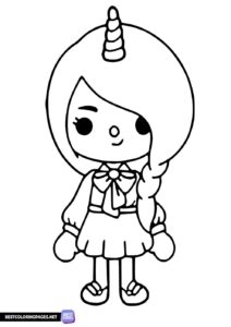 Toca Boca printable coloring pages