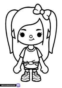 Toca Life coloring page