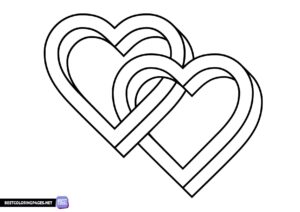 Valentine's Day coloring page
