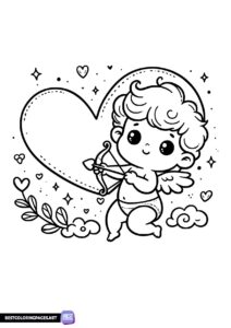 Valentines Day colouring pages