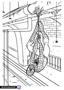 printable Spiderman pictures to color