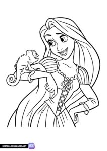 Coloring page Rapunzel