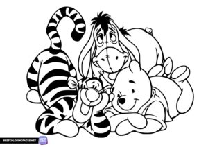 Coloring page Winnie The Pooh