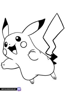 Coloring page for boy - Pikachu
