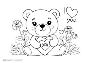 Coloring pages Valentine's Day