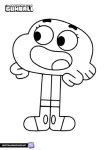 Darwin - Gumball Coloring pages
