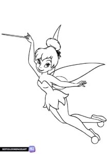 Disney TinkerBell coloring pages