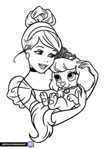 Disney coloring pages for girls
