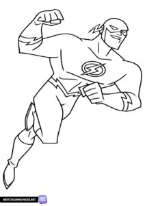 Flash colouring page