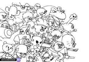 Free printable The Amazing World of Gumball coloring page
