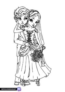 Free printable coloring page for girls