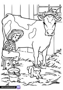 Free printable coloring pages farm