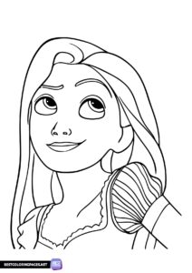 Free printable tangled coloring pages