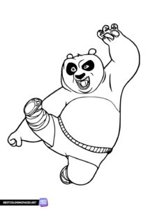 Kung Fu Panda - Coloring Pages