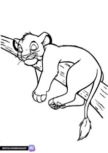 Lion King 2 coloring pages