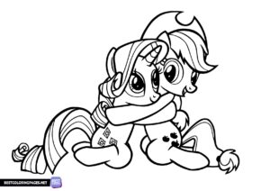 My Little Pony coloring sheet