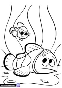 Nemo Clownfish coloring pages