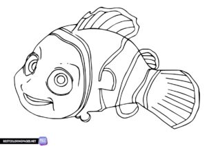 Nemo coloring page
