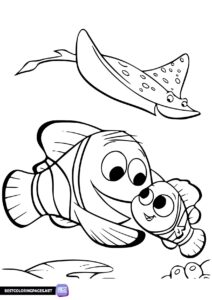 Nemo coloring pages