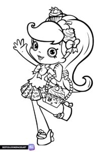 Pam cake Coloring Page