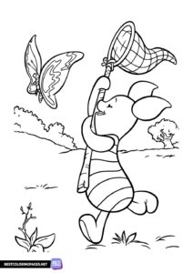 Piglet Coloring page
