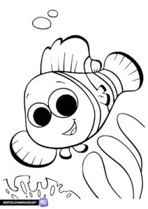 Printable Nemo coloring page