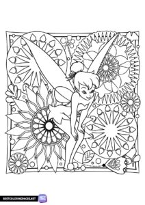 Printable coloring pages TinkerBell
